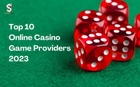 List of The Best Online Casino Software Providers 2023.